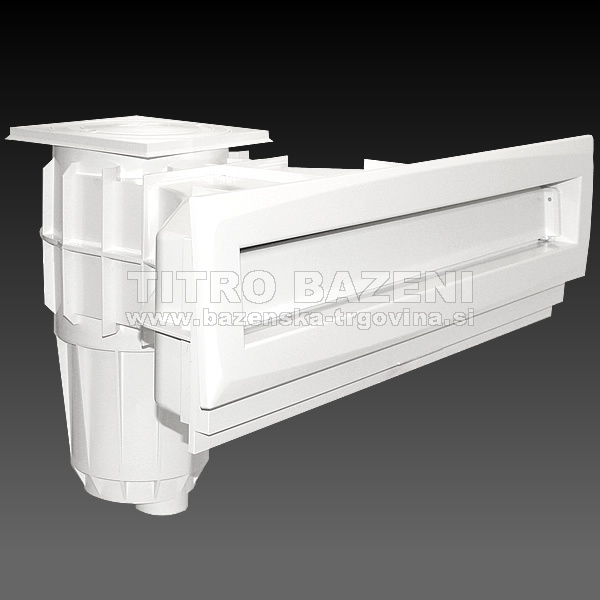 Skimmer POOL'S EXTRA LARGE 790 x 90 z ekstra nizko in široko odprtino