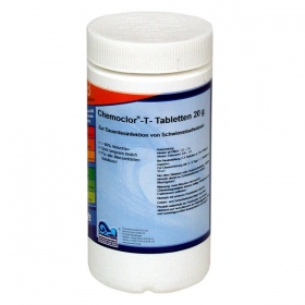 Počasi topne male klorove tablete 20g CHEMOFORM