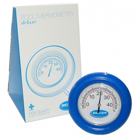 Veliki plavajoči analogni termometer za bazen - komplet
