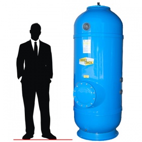 Peščeni filter CORAL PLUS, 1,2 m filtrne plasti, S PLOŠČO in ŠOBAMI