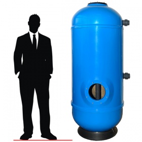 Peščeni filter COLONNA, 1,1 m filtrne plasti, z drenažnimi cevkami