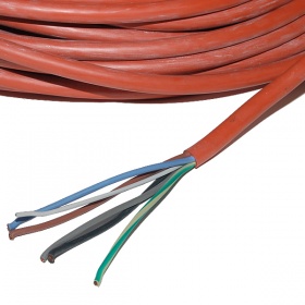 silikonski električni kabel 6 žilni za savne