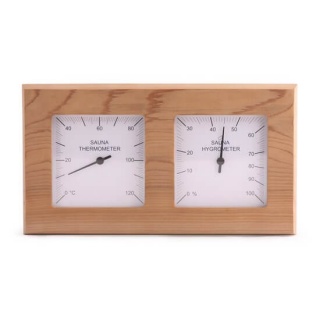 HIGROMETER-TERMOMETER za finske savne - RDEČA CEDRA