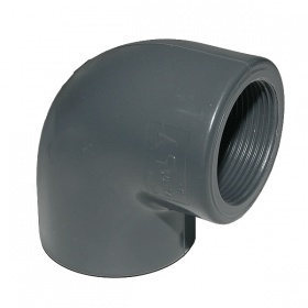 PVC koleno 90 z notranjim navojem