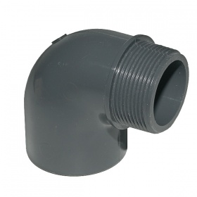 PVC koleno 90 z zunanjim navojem