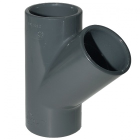 PVC Y kos 45